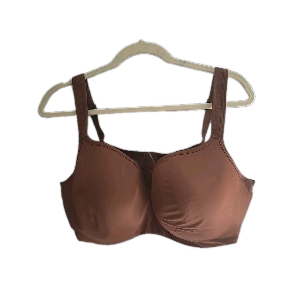 Cacique Brown Full Coverage Lightly Lined Underwire Balconette Bra Size 42DDD
